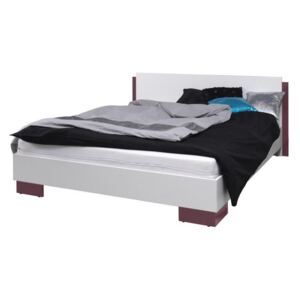 Manželská posteľ 160 cm Laurenia (fialová) (s roštom). Akcia -33%. Vlastná spoľahlivá doprava až k Vám domov