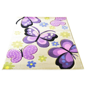 Detský koberec motýle 125x160 17 - viac farieb