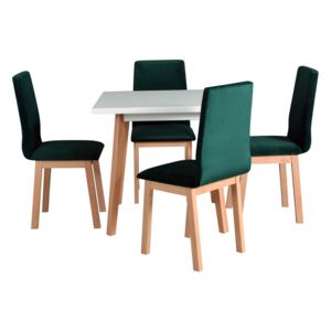 Jedálenský set, stôl OSLO 1L. + stolička HUGO 5. (1+4)