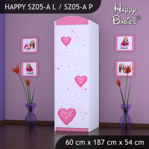 Skriňa Happy Pink SZ05-A