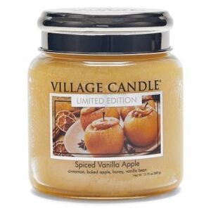 VILLAGE CANDLE - Pečené vanilkové jablko - Spiced Vanilla Apple 85-105