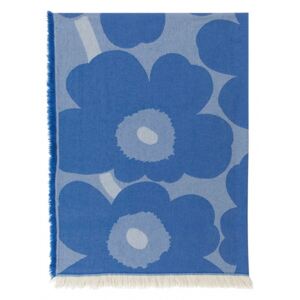 Balvnená deka Unikko 130x180, modrá Marimekko
