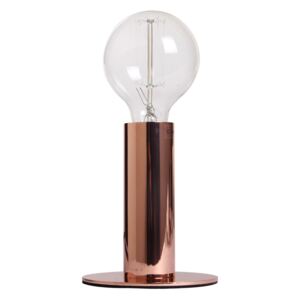 Medená stolná lampička Denmark copper - Ø 4.5 * 16cm / E27