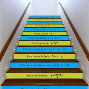 Nálepky na schody - Matematické vzorce