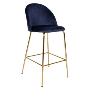 Lausanne barová stolička modro-zlatá