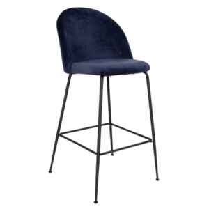 Lausanne barová stolčika modro-čierna