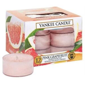 Yankee Candle Aromatické čajové sviečky Pink Grapefruit 12 x 9,8 g