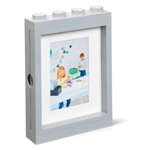 Sivý rámček na fotku LEGO®, 19,3 x 4,7 cm