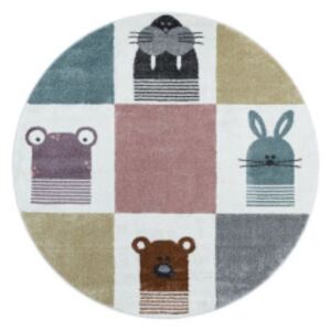 Ayyildiz koberce detský kusový koberec Funny 2108 multi kruh - 120x120 (průměr) kruh cm