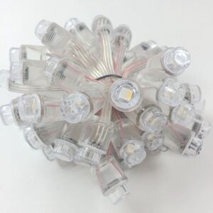 Ledco LED pixel RGB+WW, 5050SMD TM1814, 24bit, 0.3W/60mA, otvor d=12mm, IP68, 5V DC, 10cm roz