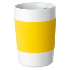 Kahla - Veľký pohár so žltým pásom Kahla touch! 350ml (K100107)