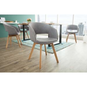 Dizajnová stolička Colby sivá - Otvorené balenie
