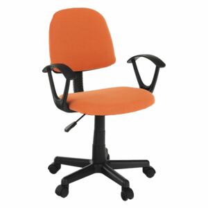Tempo Kondela Kancelárska stolička, oranžová/čierna, TAMSON