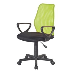 Tempo Kondela Kancelárska stolička, zelená/čierna, BST NEW 2010