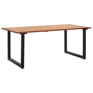 Záhradný stôl s nohami v tvare U 180x90x75 cm akáciový masív