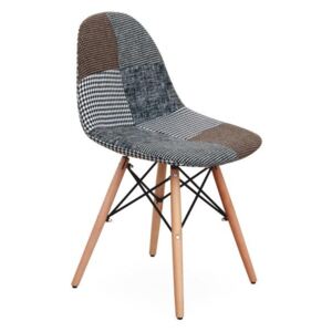 Tempo Kondela Dizajnová stolička, látka patchwork, PEPITO TYP 9