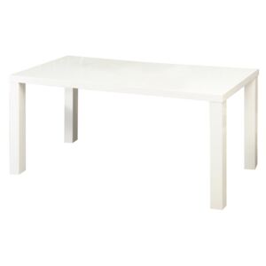 Tempo Kondela Jedálenský stôl, biela vysoký lesk HG, ASPER TYP 4