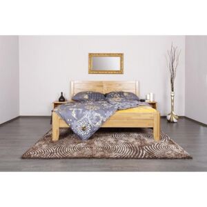 Masívna posteľ z dubového dreva Celin K3, farba D1, 90x200 cm