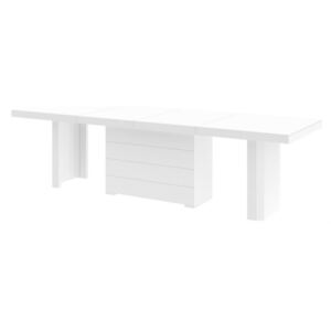 HUBERTUS Jedálenský stôl KOLOS MAT 140 cm Farba: biela