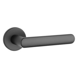 Dverové kovanie MP Fragola - R 7S (BS) - BB kľučka-kľučka otvor pre obyčajný kľúč/BS (čierná mat)