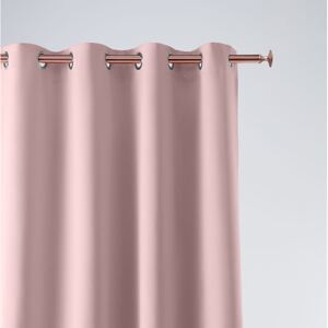 Ružový záves jednofarebný Poudre Pink Aura 140x260cm
