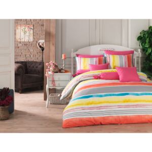 TipTrade Bavlnené posteľné obliečky Tempera Oranžové 140x200