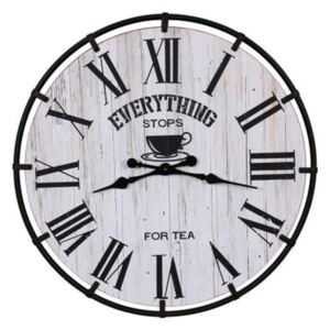 Nástenné hodiny Everything Stops For Tea 815x55x815