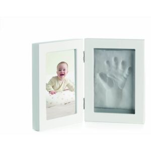 JANÉ Dvojrámik fotka + odtlačok ruky/nohy White