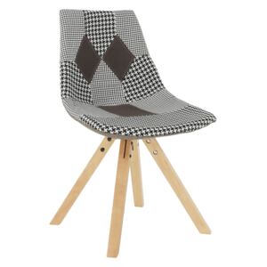 Tempo Kondela Dizajnová stolička, látka patchwork, PEPITO NEW TYP 10