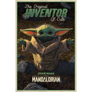 Plagát, Obraz - Star Wars: The Mandalorian - The Original Inventor of Cute, (61 x 91,5 cm)