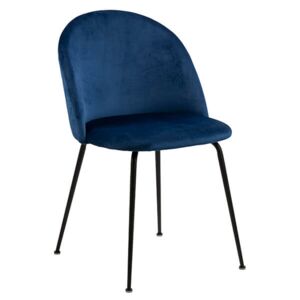 Louise jedálenská stolička modrá