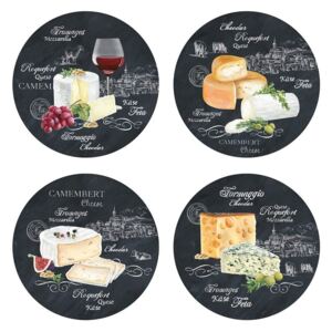 Set dezertných tanierov Easy Life - World of Cheese - 19cm