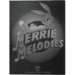 Obraz na plátne Looney Tunes - Bugs Bunny Vintage Merrie Melodies, (40 x 50 cm)