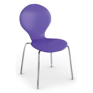 Jedálenská stolička Candy, fialová