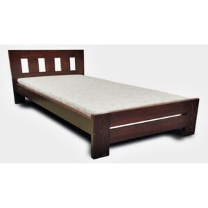 Drevená posteľ KUBA - buk 200x120 - buk