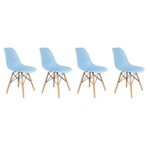 Ekspand Sada modrých stoličiek škandinávsky štýl CLASSIC 3+1 ZADARMO!