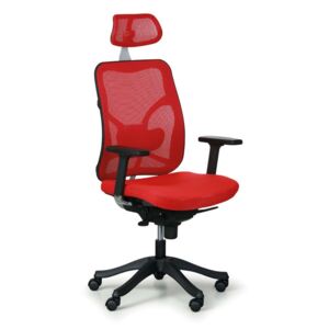 Kancelárska stolička Bruggy, červená