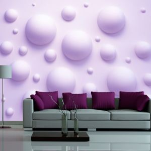 Fototapeta - Purple Bubbles 250x175
