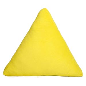 Domarex Vankúš 43 x 50 cm Trojuholník Ihlan Žltý