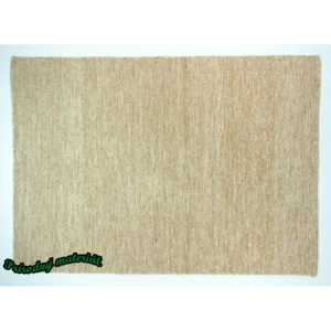 1,40x2,00 m - Vlnený tkaný koberec Maya Uni Camel