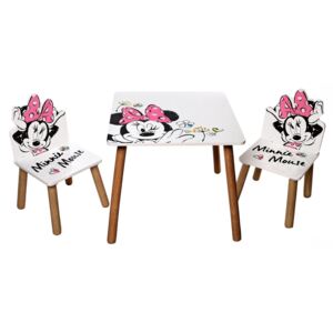 Arditex Detský stôl s stoličkami Minnie Mouse