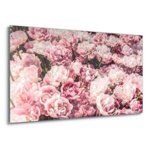 Obraz na skle GLIX - Sea Of Flowers 4 x 30x80 cm