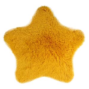 Domarex Koberček SOFT STAR Eko Kožušina 60 x 60 cm Hviezdička Žltá