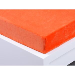 XPOSE® Prestieradlo mikroplyš Exclusive jednolôžko - oranžová 90x200 cm