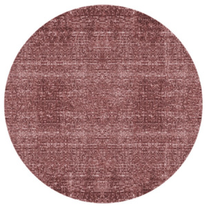 Červený bavlnený koberec PT LIVING Washed, Ø 150 cm