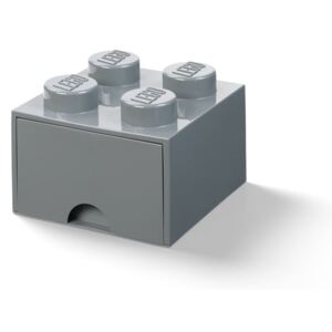 Detský tmavosivý úložný box so zásuvkou LEGO®