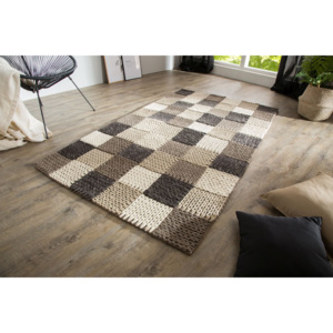 Dizajnový koberec Rebecca 200x120 cm / sivá patchwork