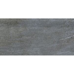 Schodovka Rako Quarzit tmavo šedá 40x80 cm, mat, rektifikovaná DCP84738.1