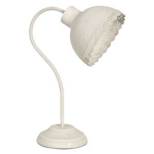 Krémová vintage stolná lampa Ancient - 15 * 25 * 35 cm E27 / max 1 * 60W