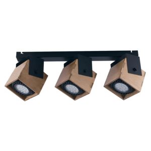 Nowodvorski WEZEN 3 | stropné/nástenné svietidlo z dreva